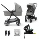 Kombi-Kinderwagen 4in1 Newly Classic Grey + Mink PRO Kombi-Kinderwagen 4in1 Newly Classic Grey + Mink PRO Kinderkraft KSNEWL00GRY400I