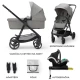 Kombi-Kinderwagen 4in1 Newly Classic Grey + Mink PRO Kombi-Kinderwagen 4in1 Newly Classic Grey + Mink PRO Kinderkraft KSNEWL00GRY400I