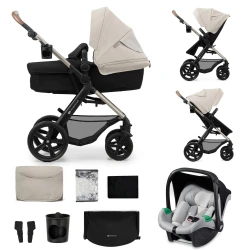 Kombi-Kinderwagen Moov 2 3in1 Moonlight Grey penové kolesá