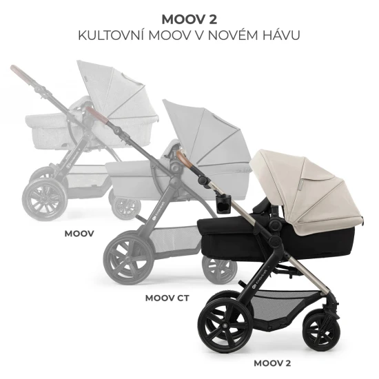 Kombi-Kinderwagen Moov 2 3in1 Moonlight Grey penové kolesá Kombi-Kinderwagen Moov 2 3in1 Moonlight Grey penové kolesá Kinderkraft KSMOOV02GRYEV00