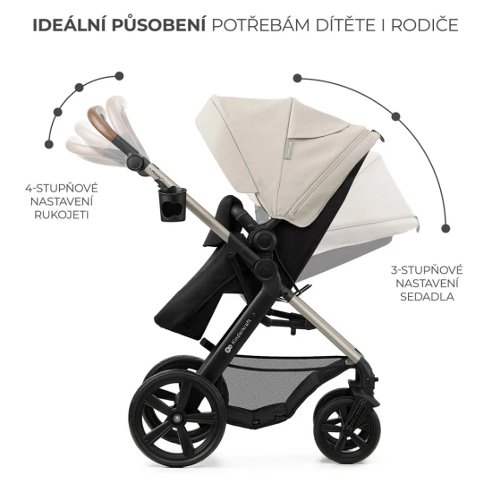 Kombi-Kinderwagen Moov 2 3in1 Moonlight Grey penové kolesá Kombi-Kinderwagen Moov 2 3in1 Moonlight Grey penové kolesá Kinderkraft KSMOOV02GRYEV00
