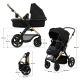Kombi-Kinderwagen Moov 2 3in1 Pure Black penové kolesá Kombi-Kinderwagen Moov 2 3in1 Pure Black penové kolesá Kinderkraft KSMOOV02BLKEV00