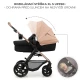 Kombi-Kinderwagen Moov 2 3in1 Sand Beige penové kolesá Kinderkraft KSMOOV02BEGEV00