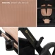 Kombi-Kinderwagen Moov 2 3in1 Sand Beige penové kolesá Kinderkraft KSMOOV02BEGEV00