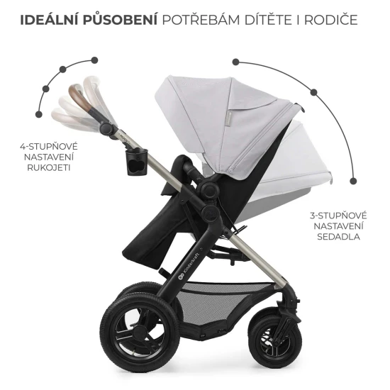 Kombi-Kinderwagen Moov 2 Air 3in1 Moonlight Grey Kombi-Kinderwagen Moov 2 Air 3in1 Moonlight Grey Kinderkraft KSMOOV02GRY0000