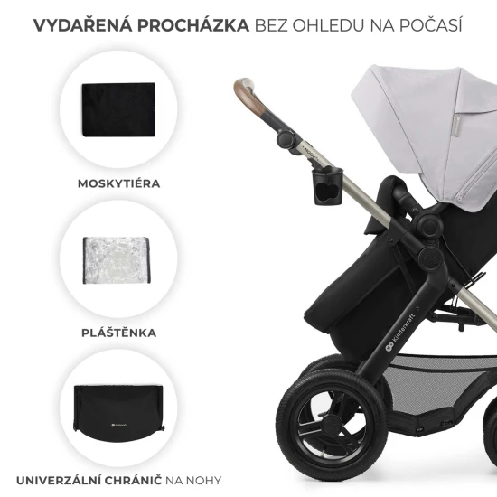 Kombi-Kinderwagen Moov 2 Air 3in1 Moonlight Grey Kombi-Kinderwagen Moov 2 Air 3in1 Moonlight Grey Kinderkraft KSMOOV02GRY0000