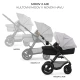 Kombi-Kinderwagen Moov 2 Air 3in1 Moonlight Grey Kombi-Kinderwagen Moov 2 Air 3in1 Moonlight Grey Kinderkraft KSMOOV02GRY0000
