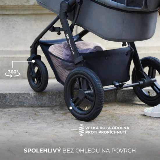 Kombi-Kinderwagen Moov 2 Air 3in1 Moonlight Grey Kombi-Kinderwagen Moov 2 Air 3in1 Moonlight Grey Kinderkraft KSMOOV02GRY0000