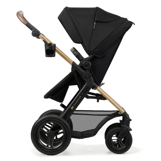 Kombi-Kinderwagen Moov 2 Air 3in1 Pure Black Kinderkraft KSMOOV02BLK0000