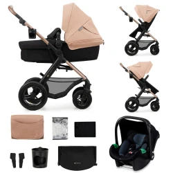 Kombi-Kinderwagen Moov 2 Air 3in1 Sand Beige