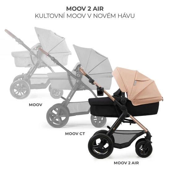 Kombi-Kinderwagen Moov 2 Air 3in1 Sand Beige Kombi-Kinderwagen Moov 2 Air 3in1 Sand Beige Kinderkraft KSMOOV02BEG0000