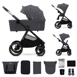 Kombi-Kinderwagen Nea 2 2in1 Dark Grey