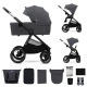 Kombi-Kinderwagen Nea 2 2in1 Dark Grey Kombi-Kinderwagen Nea 2 2in1 Dark Grey Kinderkraft KSNEA002DGR2000