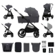 Kombi-Kinderwagen Nea 2 2in1 Dark Grey Kombi-Kinderwagen Nea 2 2in1 Dark Grey Kinderkraft KSNEA002DGR2000