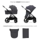 Kombi-Kinderwagen Nea 2 2in1 Dark Grey Kombi-Kinderwagen Nea 2 2in1 Dark Grey Kinderkraft KSNEA002DGR2000
