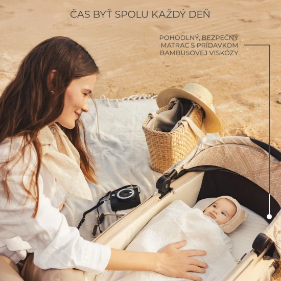 Kombi-Kinderwagen Nea 2 2in1 Lunar Black Bizuu Kinderkraft KSNEA002BLKBI00