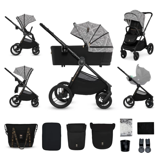 Kombi-Kinderwagen Nea 2 2in1 Lunar Black Bizuu Kinderkraft KSNEA002BLKBI00