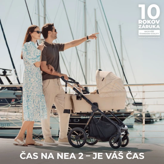 Kombi-Kinderwagen Nea 2 2in1 Lunar Black Bizuu Kinderkraft KSNEA002BLKBI00