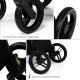 Kombi-Kinderwagen Nea 2 2in1 Lunar Black Bizuu Kinderkraft KSNEA002BLKBI00