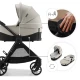 Kombi-Kinderwagen Vesto 2 3in1 Beige Kinderkraft KSVEST02BEG3000