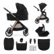 Kombi-Kinderwagen Vesto 2 3in1 Black Kombi-Kinderwagen Vesto 2 3in1 Black Kinderkraft KSVEST02BLK3000