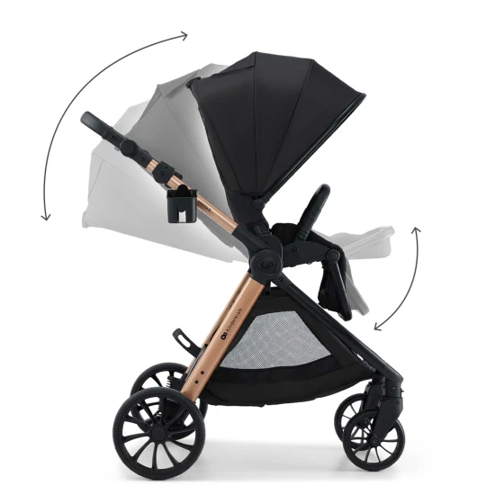 Kombi-Kinderwagen Vesto 2 3in1 Black Kombi-Kinderwagen Vesto 2 3in1 Black Kinderkraft KSVEST02BLK3000