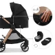 Kombi-Kinderwagen Vesto 2 3in1 Black Kombi-Kinderwagen Vesto 2 3in1 Black Kinderkraft KSVEST02BLK3000
