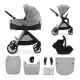 Kombi-Kinderwagen Vesto 2 3in1 Grey Kinderkraft KSVEST02GRY3000