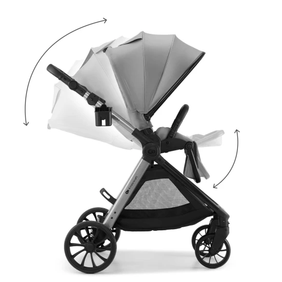 Kombi-Kinderwagen Vesto 2 3in1 Grey Kinderkraft KSVEST02GRY3000
