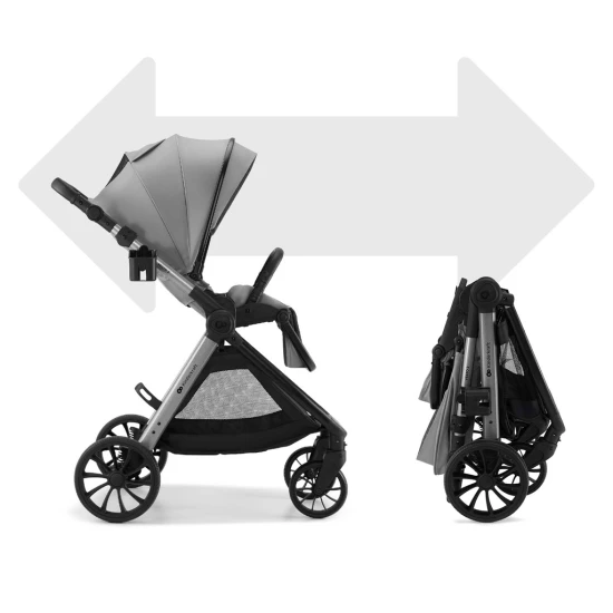 Kombi-Kinderwagen Vesto 2 3in1 Grey Kinderkraft KSVEST02GRY3000