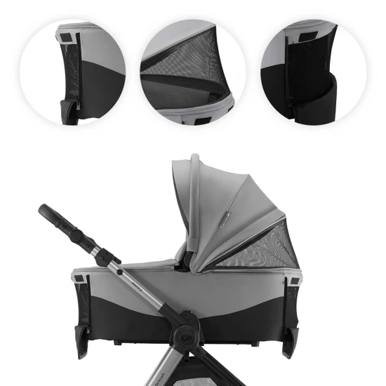Kombi-Kinderwagen Vesto 2 3in1 Grey Kinderkraft KSVEST02GRY3000