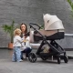 Kombi-Kinderwagen Vesto 2 3in1 Grey Kinderkraft KSVEST02GRY3000