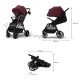 Sport-Kinderwagen Grande 2 Dark Ruby Kinderkraft KSGRAN02BRG0000