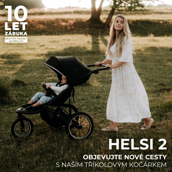 Sport-Kinderwagen Helsi 2 Black Sport-Kinderwagen Helsi 2 Black Kinderkraft KSHELS02BLK0000