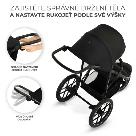 Sport-Kinderwagen Helsi 2 Black Sport-Kinderwagen Helsi 2 Black Kinderkraft KSHELS02BLK0000