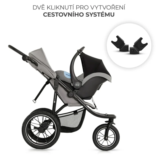 Sport-Kinderwagen Helsi 2 Grey Sport-Kinderwagen Helsi 2 Grey Kinderkraft KSHELS02GRY0000