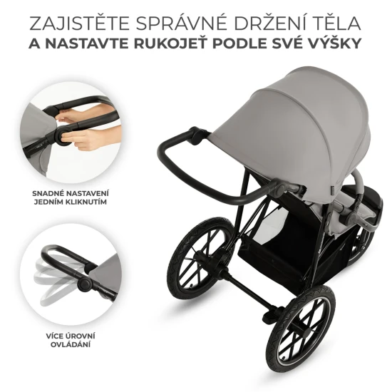 Sport-Kinderwagen Helsi 2 Grey Sport-Kinderwagen Helsi 2 Grey Kinderkraft KSHELS02GRY0000