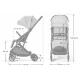 Sport-Kinderwagen Indy 3 Urban Grey Kinderkraft KSINDY03GRY0000