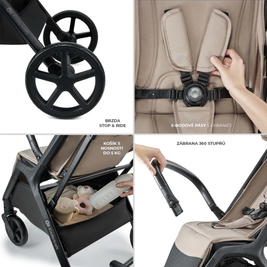 Sport-Kinderwagen Loom Beige Sport-Kinderwagen Loom Beige Kinderkraft KSLOOM00BEG0000