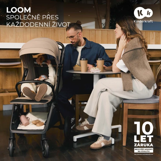 Sport-Kinderwagen Loom Black Sport-Kinderwagen Loom Black Kinderkraft KSLOOM00BLK0000