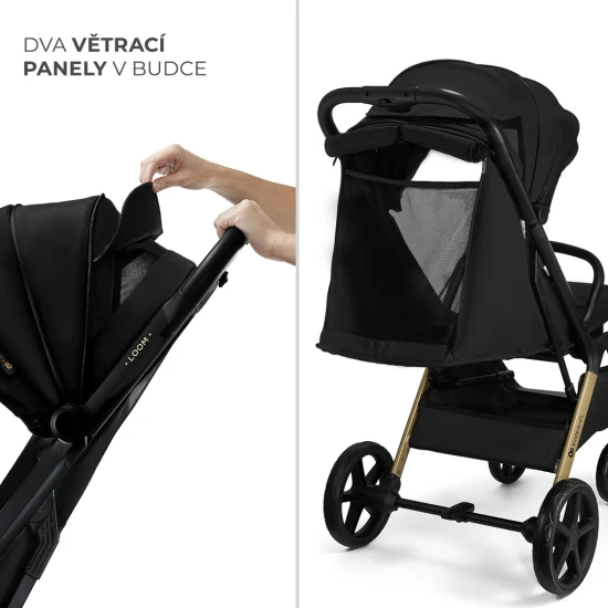 Sport-Kinderwagen Loom Black Sport-Kinderwagen Loom Black Kinderkraft KSLOOM00BLK0000