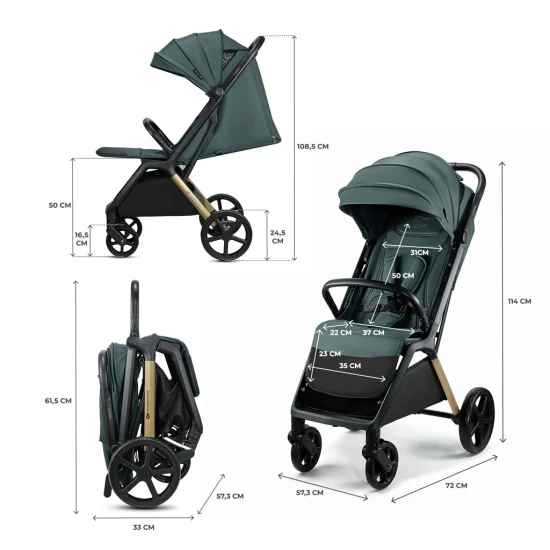 Sport-Kinderwagen Loom Green Sport-Kinderwagen Loom Green Kinderkraft KSLOOM00GRE0000