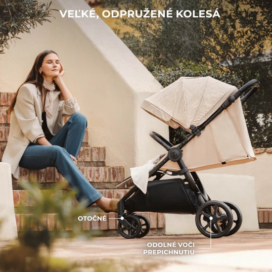 Sportwagen Mitzy Dune Whisper Bizuu Kinderkraft KSMITZ00BEGBI00