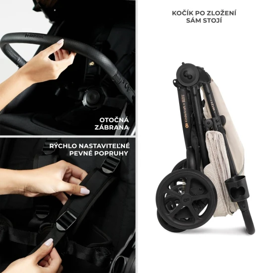 Sportwagen Mitzy Dune Whisper Bizuu Kinderkraft KSMITZ00BEGBI00