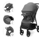 Sport-Kinderwagen Trig 3 Tray Granite Grey Kinderkraft KSTRIG03GRY000T