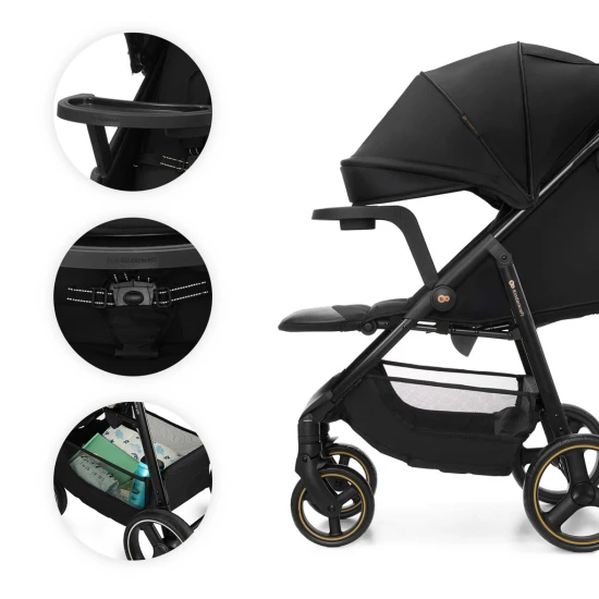 Sport-Kinderwagen Trig 3 Tray Onyx Black Sport-Kinderwagen Trig 3 Tray Onyx Black Kinderkraft KSTRIG03BLK000T