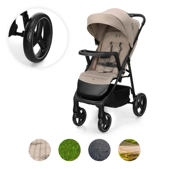 Sport-Kinderwagen Trig 3 Tray Stone Beige Kinderkraft KSTRIG03BEG000T