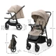 Sport-Kinderwagen Trig 3 Tray Stone Beige Kinderkraft KSTRIG03BEG000T