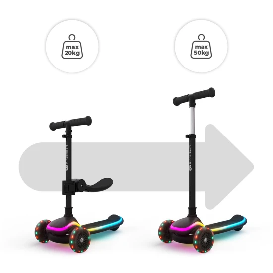 Laufrad und Rutschauto 2in1 Raket Up Black Laufrad und Rutschauto 2in1 Raket Up Black Kinderkraft KRRAUP00BLK0000