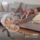Babyliege Elsu Grey, bis 9 kg Babyliege Elsu Grey, bis 9 kg Kinderkraft KBELSU00GRY0000